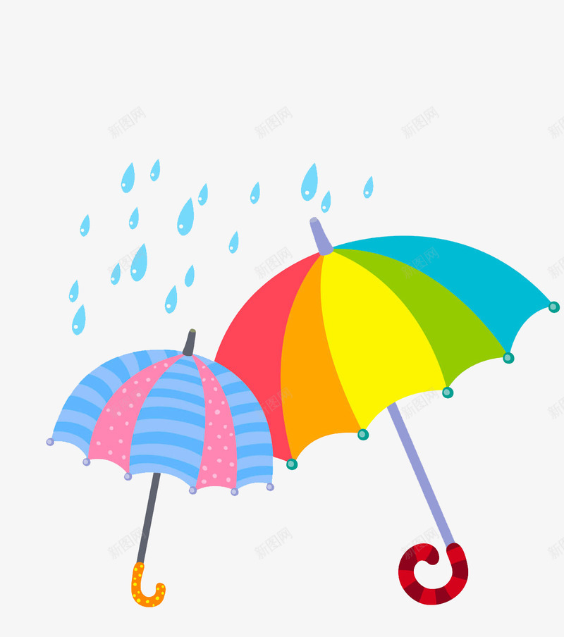 手绘可爱卡通雨伞插图png免抠素材_88icon https://88icon.com 下雨天 卡通 可爱 手绘 雨伞插图 雨具 雨滴