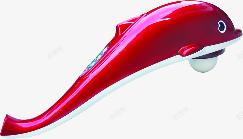 海豚按摩仪png免抠素材_88icon https://88icon.com 塑料 按摩 海豚造型 红色