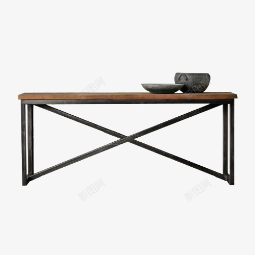 创意简约木质桌子png免抠素材_88icon https://88icon.com 家具 木质 桌子 设计