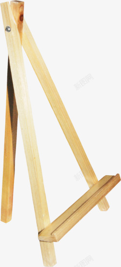 木质写生三脚架素材