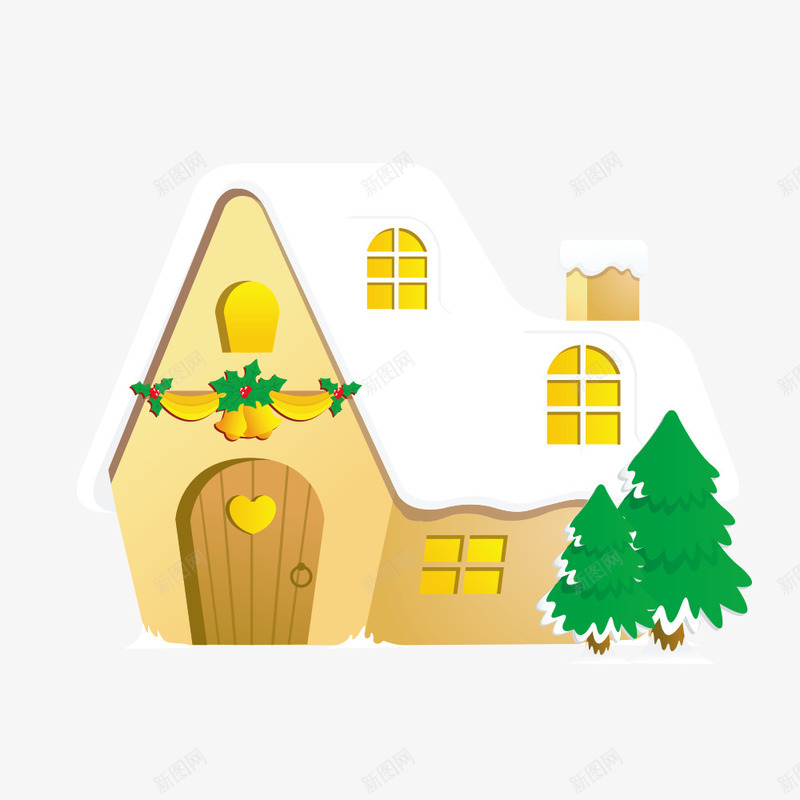 漂亮的房子png免抠素材_88icon https://88icon.com 坚固 房子 木头 漂亮 结实