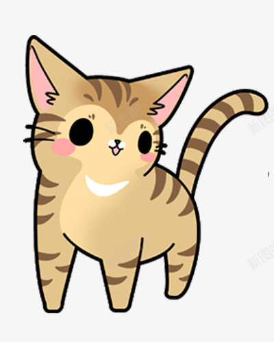 可爱卡通手绘猫咪png免抠素材_88icon https://88icon.com 动漫 卡通 可爱 猫咪