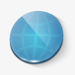3D经典桌面图标蓝圆图标图标