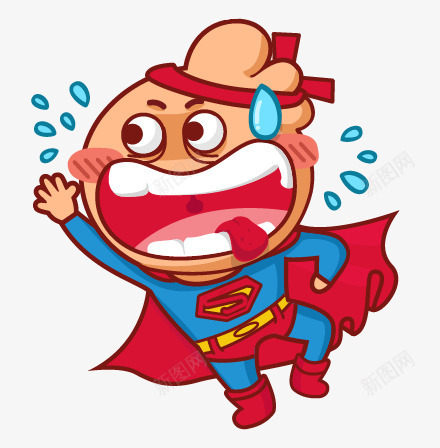 浪小花超人造型png免抠素材_88icon https://88icon.com 超人 造型