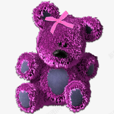 泰迪粉红色的熊teddyicons图标图标