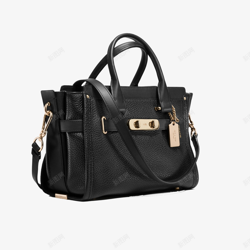 经典coach黑色女包png免抠素材_88icon https://88icon.com Coach 女包 寇弛 紫色包包