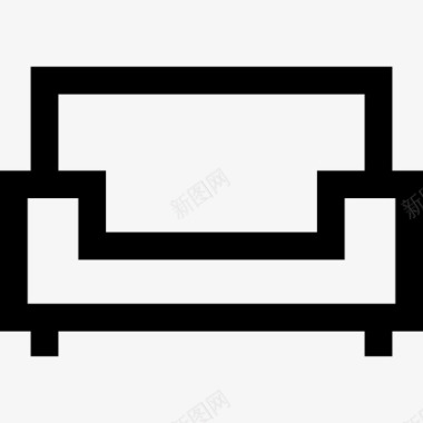 家具和家居沙发图标图标