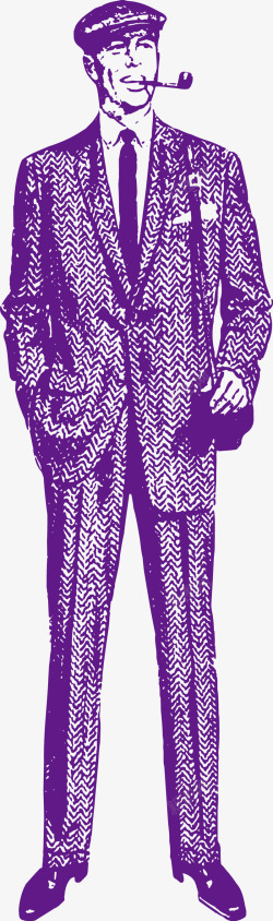 穿西装的男人矢量图素材