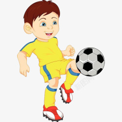 玩足球玩足球的男孩高清图片