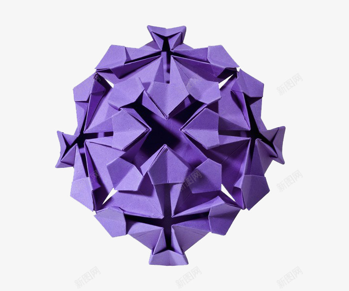 紫色花折纸png免抠素材_88icon https://88icon.com 一个简单折纸 实物 文化 紫色花折纸 纸艺术