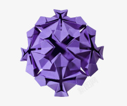 紫色花折纸紫色花折纸高清图片