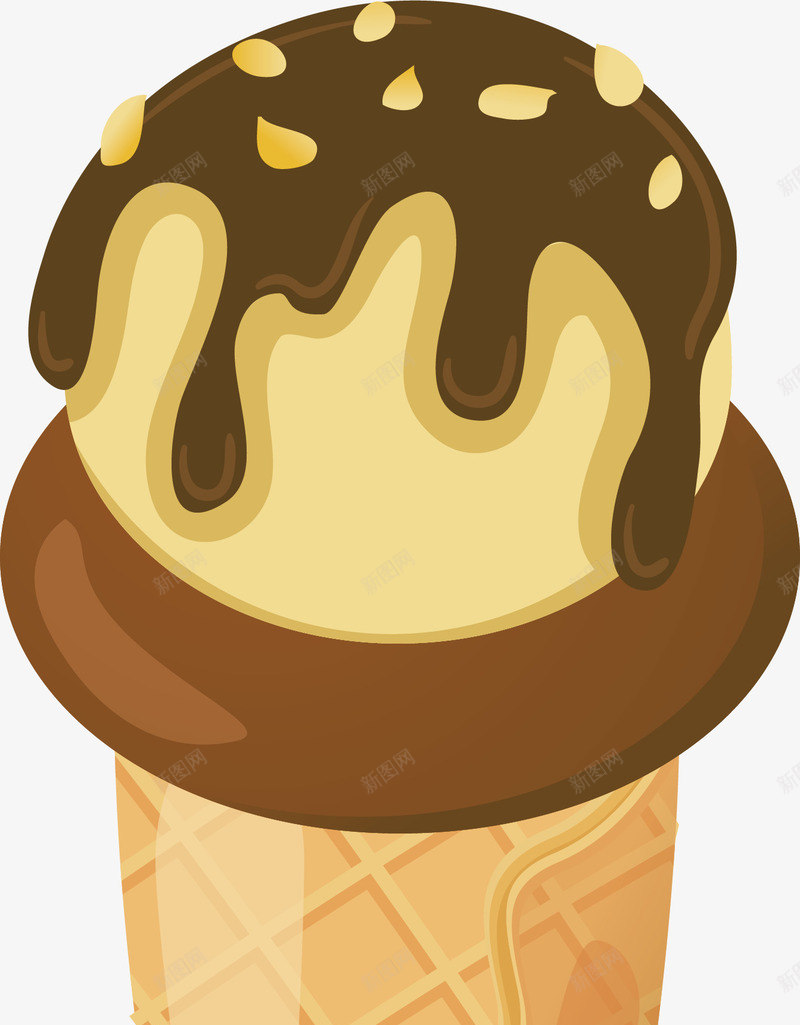 美味蛋卷冰激凌手绘矢量图ai免抠素材_88icon https://88icon.com 手绘冰淇淋 甜品 甜甜的 甜食 美味的 美味蛋卷冰激凌 美食 矢量图