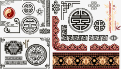 经典传统花纹矢量图素材