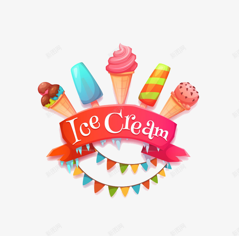 美味的冰淇淋雪糕等甜品png免抠素材_88icon https://88icon.com Cream Ice 冰激凌 雪糕