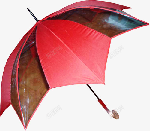 红柄雨伞png免抠素材_88icon https://88icon.com 红叶 褐叶 雨伞 雨季