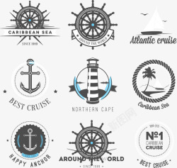 9款创意航海标志素材