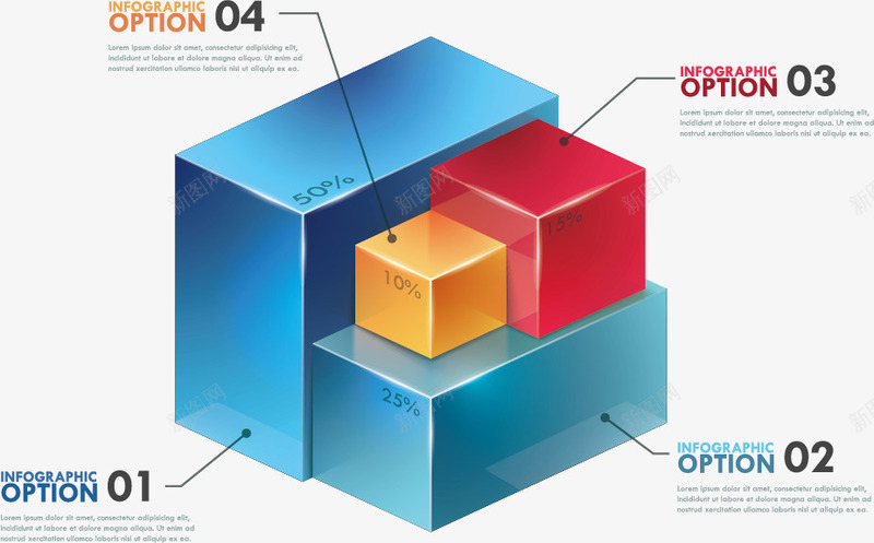 立体分类标签矢量图eps免抠素材_88icon https://88icon.com ppt 分类标签 数字 立体几何 矢量图