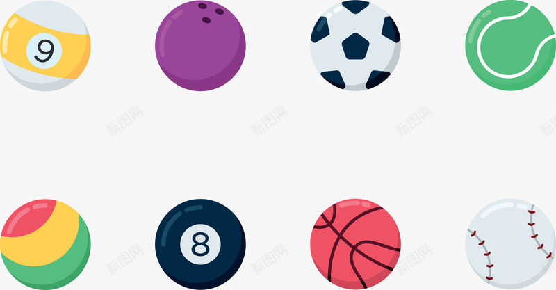 彩绘桌球合集png免抠素材_88icon https://88icon.com 位图图形 印刷图 彩绘 手绘 手绘彩色 桌球 矢量合集 装饰图