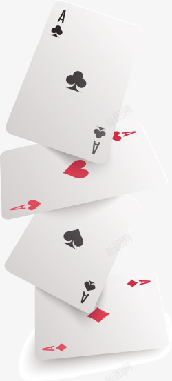白色扑克牌一张白色扑克牌矢量图高清图片