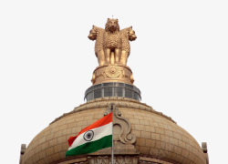 国会大厦印度首都高清图片