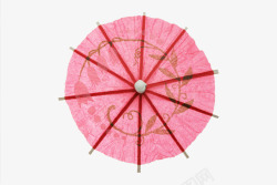粉色装饰油纸伞素材