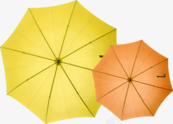 夏日海报黄色雨伞素材