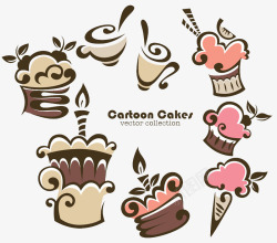 蛋糕甜品美食下午茶素材