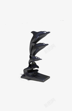 跳跃的海豚雕塑素材