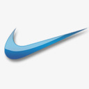 耐克蓝色足球标志png免抠素材_88icon https://88icon.com blue nike 耐克 耐克logo 蓝色