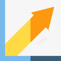 成长条形图图形图标高清图片