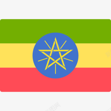 世界旅游用品埃塞俄比亚图标图标