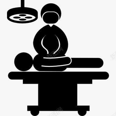 桌子人在冥想的姿势在桌子上图标图标