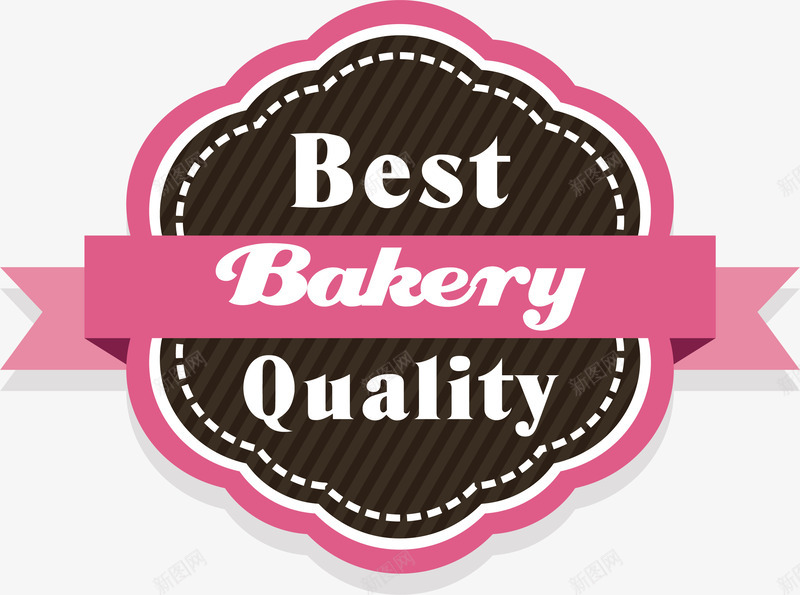 黑色烘焙标签png免抠素材_88icon https://88icon.com 复古标签 烘焙 甜品 矢量图案 蛋糕 面包 餐饮