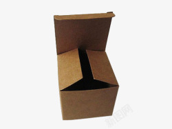 六面体牛皮纸盒素材