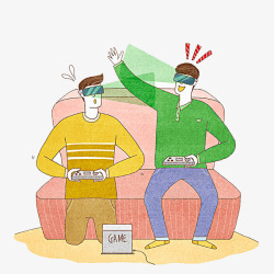 打游戏的男生素材