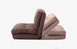 褐色沙发折叠沙发高清图片