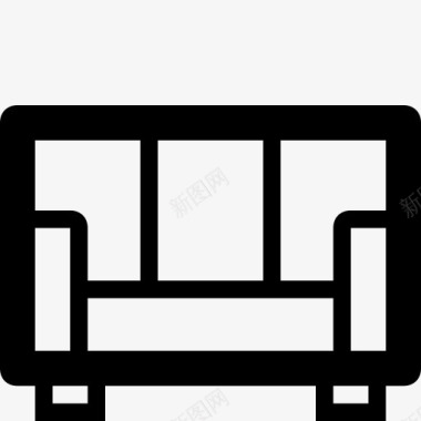 休息PNG室内放松休息座椅沙发建筑与室内图标图标