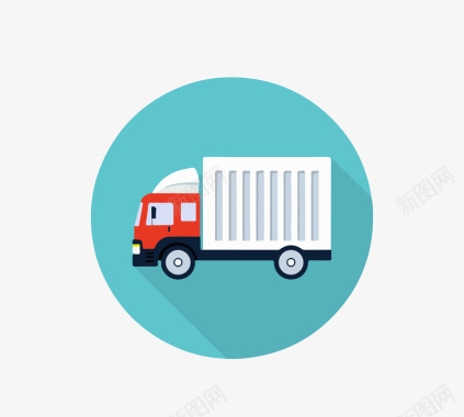 汽车下载货物大卡车图标图标