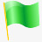 小绿旗图标图标