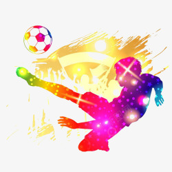 浜虹墿足球运动人物高清图片