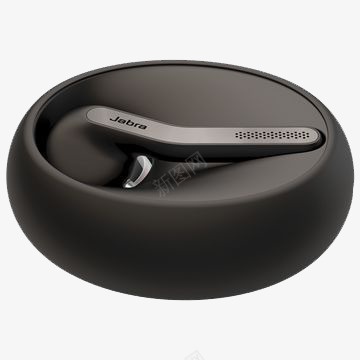 JABRA黑色蓝牙耳机png免抠素材_88icon https://88icon.com 工业产品 电子数码 耳机 蓝牙 黑色