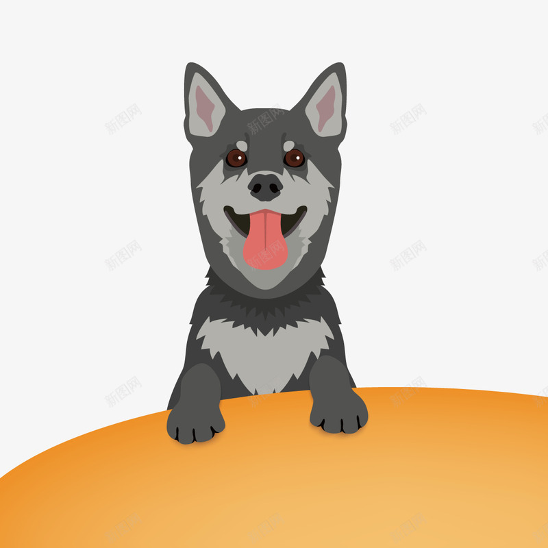 趴在桌子上的警犬矢量图ai免抠素材_88icon https://88icon.com 军犬 忠犬 桌子 狗 矢量图 警犬