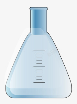 三角瓶化学实验器材实验杯素材