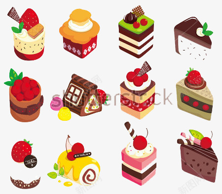 蛋糕甜品美食下午茶psd免抠素材_88icon https://88icon.com 下午茶 甜品 美食 蛋糕