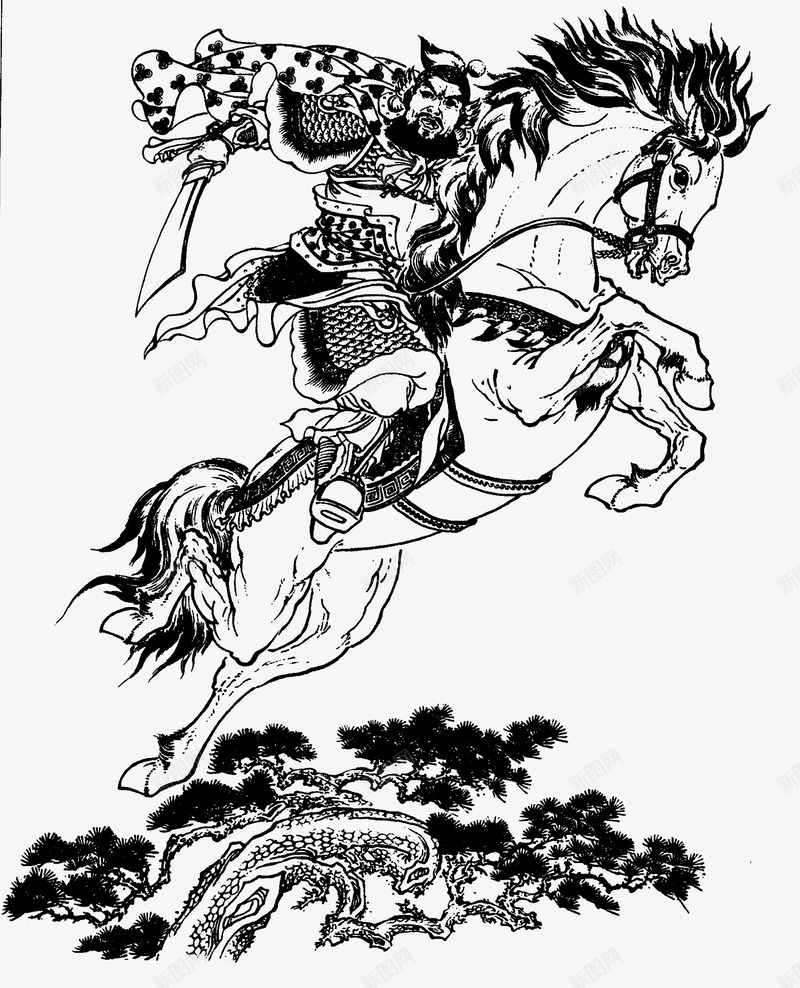 线描古代人物png免抠素材_88icon https://88icon.com 中国风 兵器 古典 古风 手绘 打仗 武侠 武侠古典 武将 线描