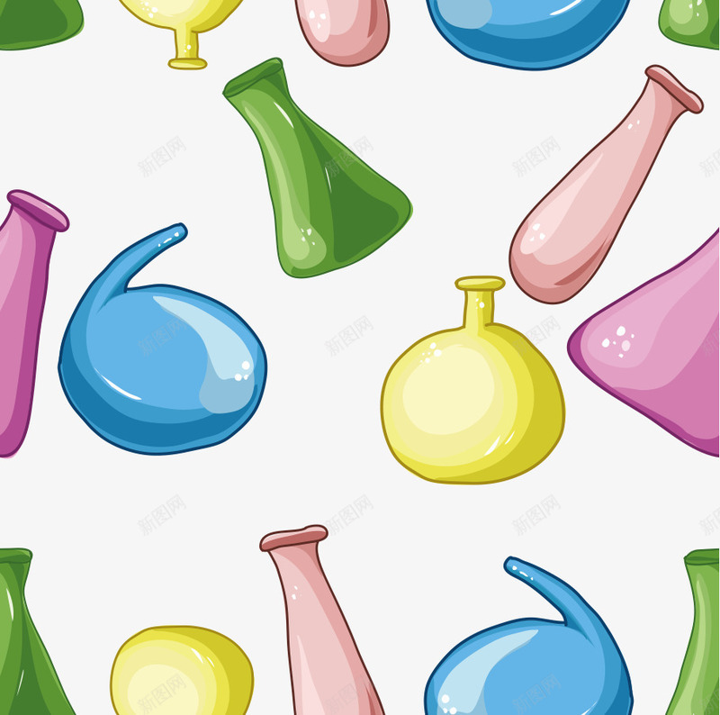 卡通实验烧瓶png免抠素材_88icon https://88icon.com 学校 实验 源文件