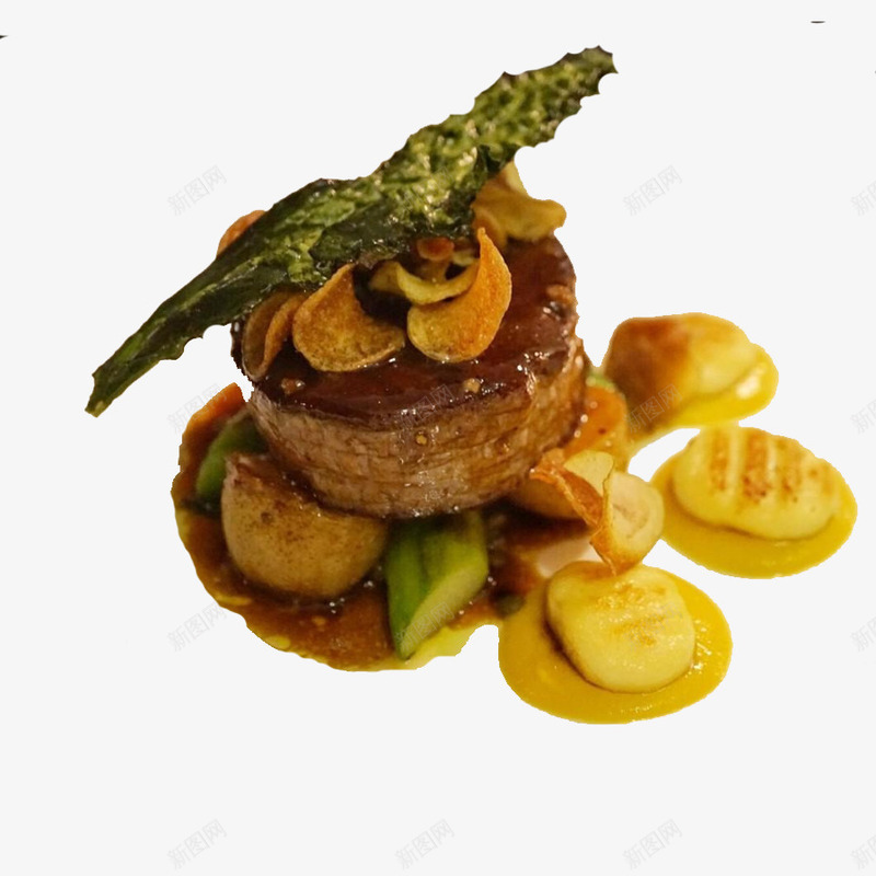 厚牛排法国菜png免抠素材_88icon https://88icon.com 产品实物 厚牛排 法国菜 美食 西餐 食物 香菜