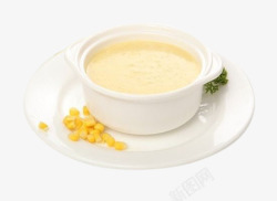 玉米奶油汤素材
