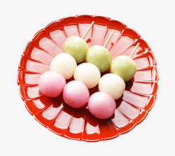营养丸子彩色糯米糕高清图片