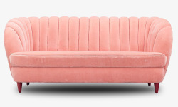 矢量长沙发粉色长沙发高清图片